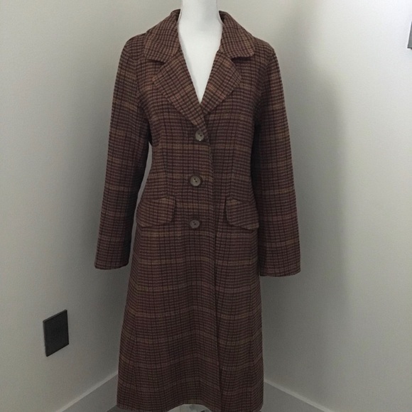 Sosken Studios Houndstooth Flare Coat - Picture 2 of 10